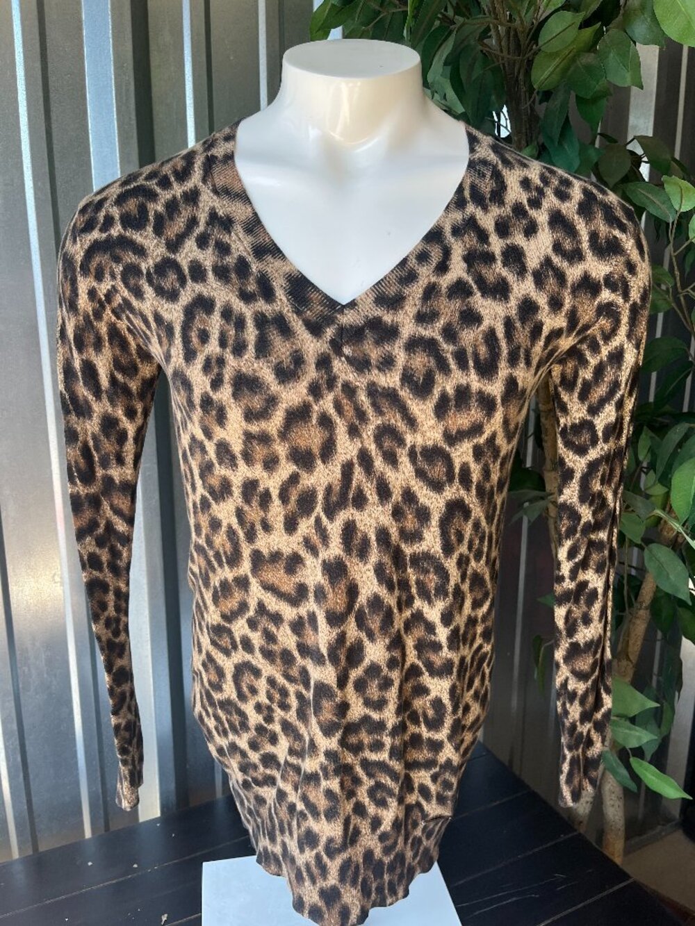 Michael Kors Leopard Print Top - Women's Size Medium